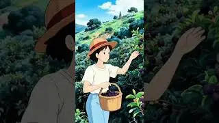 Relaxing Animation | Picking Fresh Mangosteen Fruits from Nature 🍈🌿