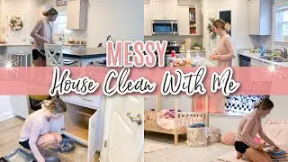 MESSY HOUSE CLEAN WITH ME + ORGANIZE WITH ME 2021 / CLEANING MOTIVATION
