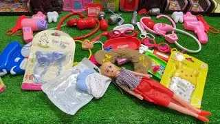 ✅ Beautiful Tiny Doctor Items And Dolls Makeup kit Accessories | Hello Kitty Dress 👗 | ASMR Reviews