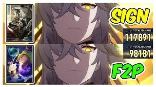 Jingyuan The Day The Cosmos Fell F2P vs Signature Lightcone Damage Comparison【 Honkai Star Rail 】