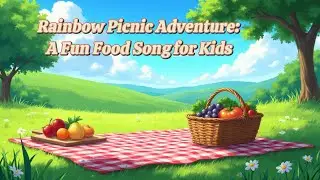 Rainbow Picnic Adventure: A Fun Food Song for Kids। #bedtimestoriesforkids #kidsstories #goodnight
