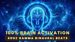 ⚡ 40Hz Binaural Beats | Brain Power Boost & Cognitive Enhancement 💓