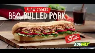 Subway BBQ Pulled Pork TV Commercial 2016