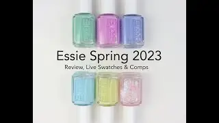 Коллекция Essie Feel the Fizzle Весна 2023: обзор, живые образцы и сравнения