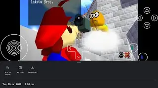Super Mario Odyssey 64 (N64 Emulator for Android) clip from exactly FIVE YEARS AGO TODAY!!!!!!!
