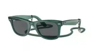 Unboxing Genuine Sunglasses Ray Ban RB 2140 6615b1 Wayfarer green new edition 2022 Occhiali da sole
