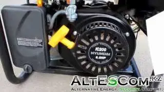 Видиеообзор генератора HYUNDAI HHY2500F