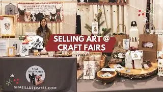 What it's like to prep for a craft fair ⭐️vlog | My first time as a vendor!