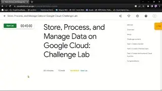 Store Process and Manage Data on Google Cloud Challenge Lab || ARC100 || Solution