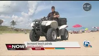 Spring break beach patrols