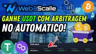 🔥GANHE USDT NO AUTOMATICO COM ARBITRAGEM DE CRIPTOMOEDAS. (WEB3SCALLE)