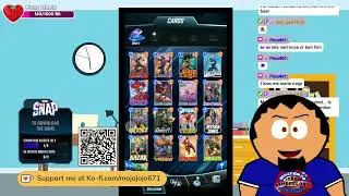 Clip: Marvel Snap! Do some Just Chatting, ART and some Gaming.  !snap #ad