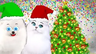 Самые КРУТЫЕ НОВОГОДНИЕ Приключения КОТЯТ и Шанельки!