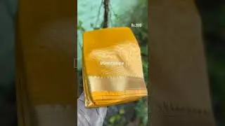 &hearts;️Banarasi tissue metallic silk saree with zari pallu & blouse&hearts;️Price - Rs.899&hearts;️Watsapp - 9551091914