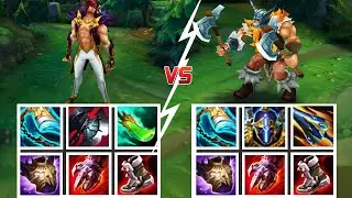 SETT vs OLAF FULL BUILD FIGHT