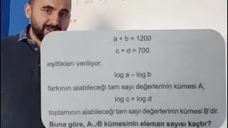 Logaritma ELEYİCİ BABA SORU ¡¡¡¡¡ SS ALIN BU SORUYU !!!