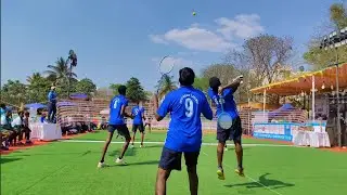 𝐖𝐞𝐬𝐭𝐞𝐫𝐧 𝐑𝐚𝐢𝐥𝐰𝐚𝐲𝐬 𝐕𝐒 𝐒𝐨𝐭𝐡𝐞𝐫𝐧 𝐑𝐚𝐢𝐥𝐰𝐚𝐲𝐬 1st set all india #ballbadminton banglore #viralvideo#new#video