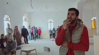 اول تلاوة في هذا المسجد....اللهم لك الحمد 