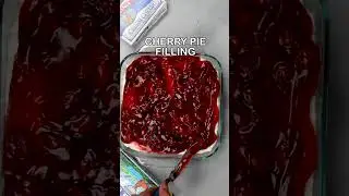 No Bake CHERRY CHEESECAKE #shorts