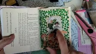 My Fairy Core journal. Day 10, ivy vines. A show and tell.