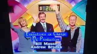 Wheel Of Fortune Australia Channel Seven End Credits 1995