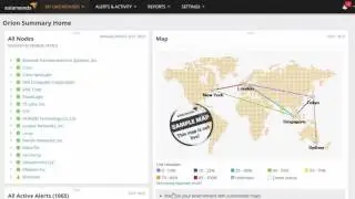 Обучение монитору производительности сети SolarWinds: новая навигация