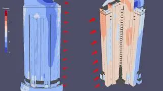 Wind-Tunnel Test on Commercial High-Rise