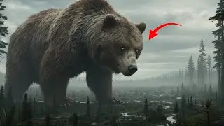 Solo Survival My Brutal 1v1 Fight Against a Colossal Bear & Building a Shelter from Nothing