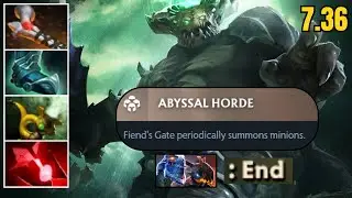 100% Meta Offlane Sustain Build with Op Facet Fiend's Gate now summons minions Underlord Dota 2