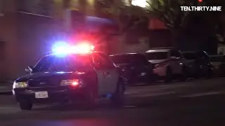 LAPD OLYMPIC,77TH,RAMPART UNITS RESPONDING CODE 3