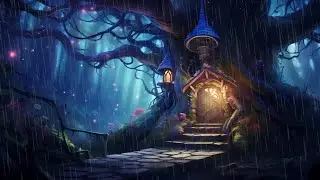 Mellifluous Rain with Bird Cadence | Fall into a deep sleep listening to the sound of rain.