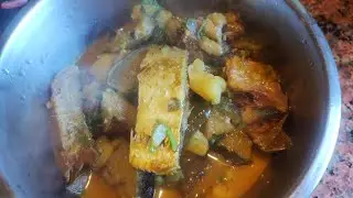 Рецепт карри из баклажанов с сушеной рыбой || видео на YouTube || @shampanath4785 Кухня Лакшми, И...