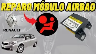 Reparo M&oacute;dulo de AIRBAG com ERRO DF002/DF001 Renault Symbol 