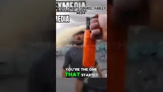 Pepper Spray Shuts Down Abusive Attack #firstamendmentaudit #pepperspray