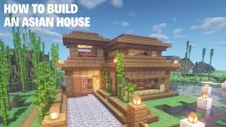 【Minecraft】 How to Build a Asian House【Tutorial】