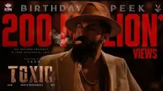 Toxic : Birthday Day Peak - Rocking Star Yash - Black Hat Movies.