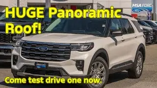 2025 Ford Explorer Active 4WD Review | Panoramic Roof & Tow Package | MSA Ford