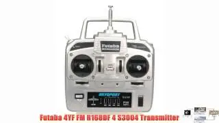 Futaba 4YF FM R168DF 4 S3004 Transmitter