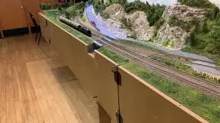 My Hornby great western WW1 troop train @ the dundas modular railway club 