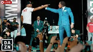 Gervonta Davis vs Floyd Mayweather HEATED Face-to-Face on DAZN