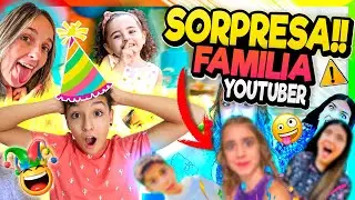 ¡¡NOS VISITA una FAMILIA YOUTUBER!!😱🤩 La MEJOR SORPRESA de CUMPLEAÑOS para @NENO  🥳 ¿Quién Será? 🙊🎁