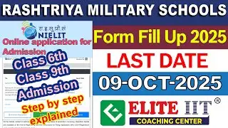Rashtriya Military School online Application form fill