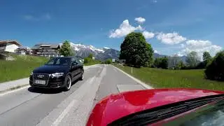 Drive from Untertal to Schladming, Austria