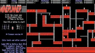 AMIGA MINERUNNER UPDATE v1 8 MINE RUNNER LODE REGISTERED VERSION QuickMatch LodeRunner Matthias Bock