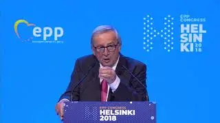 EPP Helsinki Congress - Jean-Claude Juncker, President of the European Commission