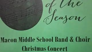 Christmas 🎄 Concert Macon M.S.Staring 🌟 Raf.