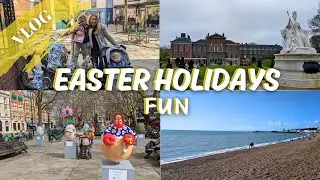 EASTER HOLIDAYS WEEKEND VLOG 🌼🐰🥚 | Family Easter weekend  | Claire WIlliams