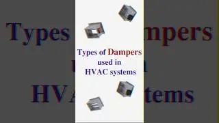 Types of HVAC Dampers Explained | Revit MEP | #hvac #revitmep #mep #dampers #ducting
