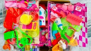 04:07 Minutes Satisfying with Unboxing Hello kitty Kitchen set | Toys Sound for Relaxing l ASMR 