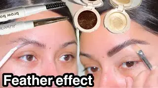 NEW COLOURPOP BROW COLLECTION REVIEW & SWATCHES | HOW TO FEATHER BROWS